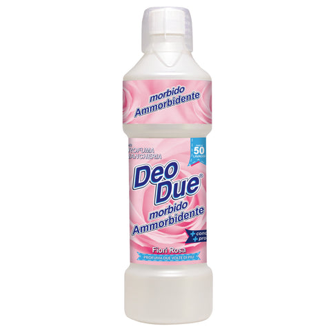 3x Deo Due – Ammorbidente Fiori Rosa, Fabric Softener 1 Liter