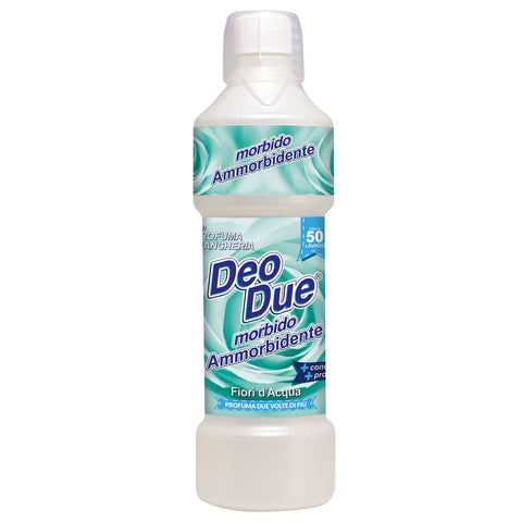 3x Deo Due – Ammorbidente Fiori d’Acqua, Fabric Softener 1 Liter