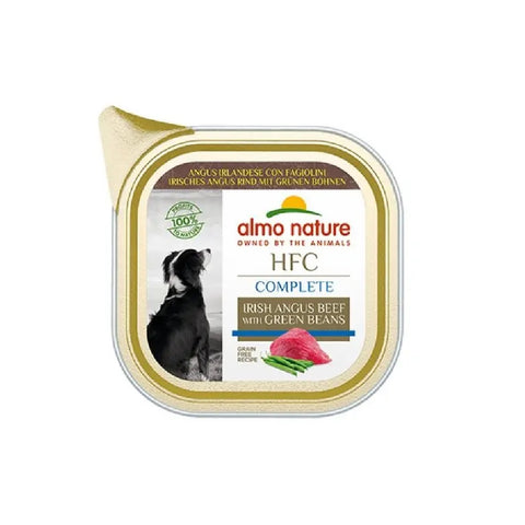 Almo Nature HFC Complete con Angus e Fagiolini cibo per cani Irish Angus Dog Food & Green Beans 85gr - SPECIAL OFFER