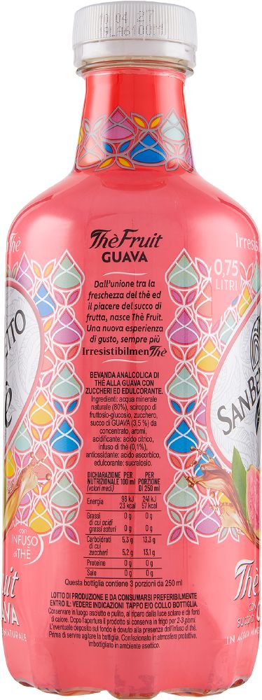 6x San Benedetto Thè Fruit Guava 0,75L PET