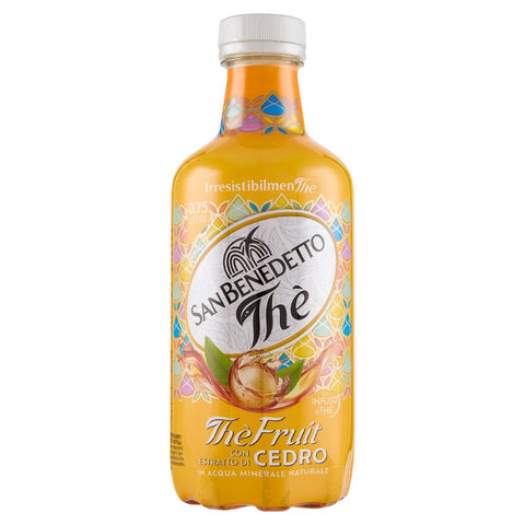 6x San Benedetto, Thè Fruit Cedro Non-alcoholic drink based on tea and lime juice 0.75 l PET