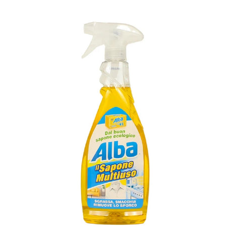 6x Alba Spray Sapone Multiuso Gel Ecologico Eco-Friendly Multipurpose Gel Soap 650 ml