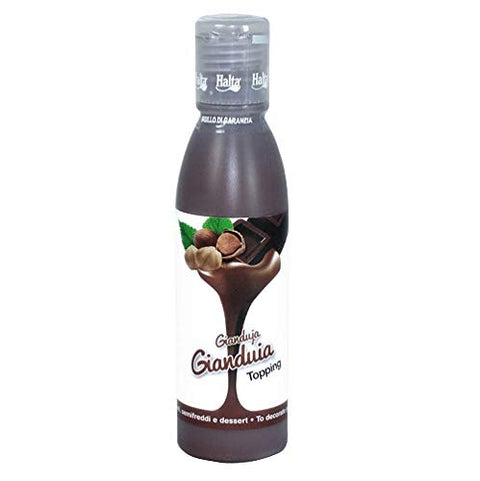 Halta Mini Topping Gianduia Sauce Gianduja 180 g for Desserts, Cakes, Ice Cream