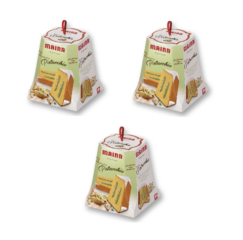 Maina Pandoro il Golosone Pistacchio Pistachio-flavored pandoro 3x 750g