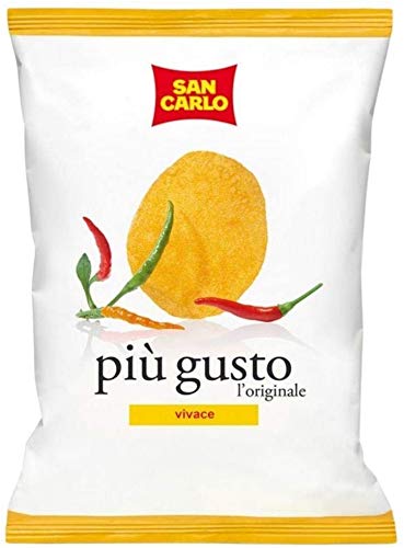 10x San Carlo più gusto Vivace chips, patatine, salted potato chips, 50 g chips