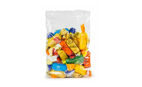 Brontedolci Brontoncini Torroncini Morbidi Assortiti alla Mandorla Soft Nougat with Almond Various Varieties 250 g Bag