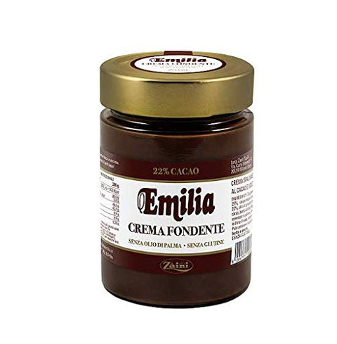 Zaini Emilia Cocoa Cream & Hazelnuts Dark Chocolate 350 g Spread