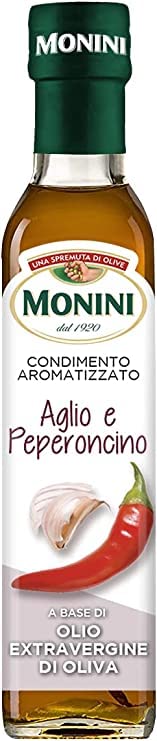 Condiment based on extra virgin olive oil with garlic and chilli pepper CL.250 MONINI