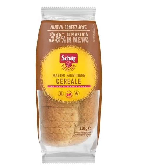 8x Schar Cereale del Mastro Panettiere Bread with Cereals Gluten Free 300g + Italian Gourmet polpa 400gr