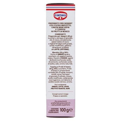 Cameo Kefircake Kefir-based berry dessert 6x100g