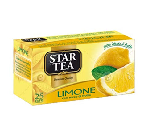 Star The Limone tè tea box 25 tea bags Lemon 37.5g Black tea