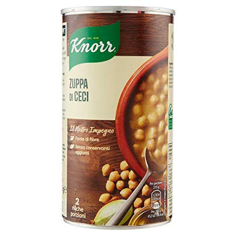 Knorr Zuppa di Ceci Chickpea Soup 500 g Slow Cooked