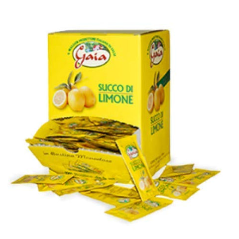 Gaia Succo di Limone Lemon Juice Monoportion 990 ml Servings 198 Bags