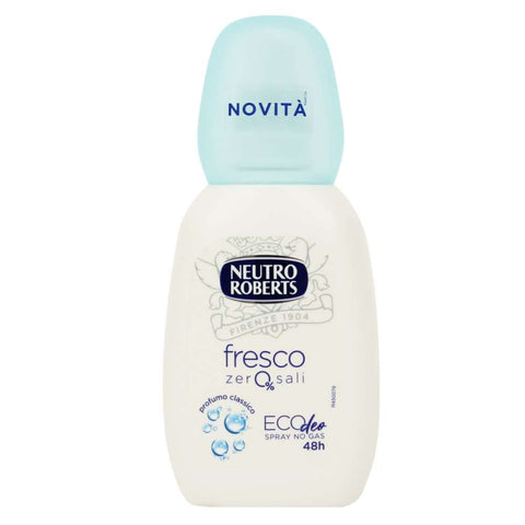 6 x Neutro Roberts Blue Fresh Fresco Deodorant Vapo Natural Spray 75 ml