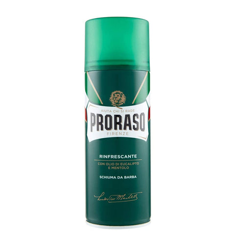 12 x Proraso Refreshing Shaving Foam Eucalyptus Green 400 ml
