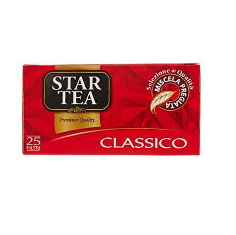 Star the Classico tè tea box 25 tea bags 37.5g Italian tea Black tea