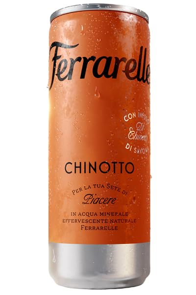 Ferrarelle Chinotto, Italian soft drink with Chinotto infusion, sparkling water, 24 x 250ml