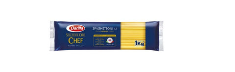 Barilla Pasta Selezione Oro Chef Spaghettoni n° 7 Italian Long Pasta Oblong Pasta 1 kg Pack