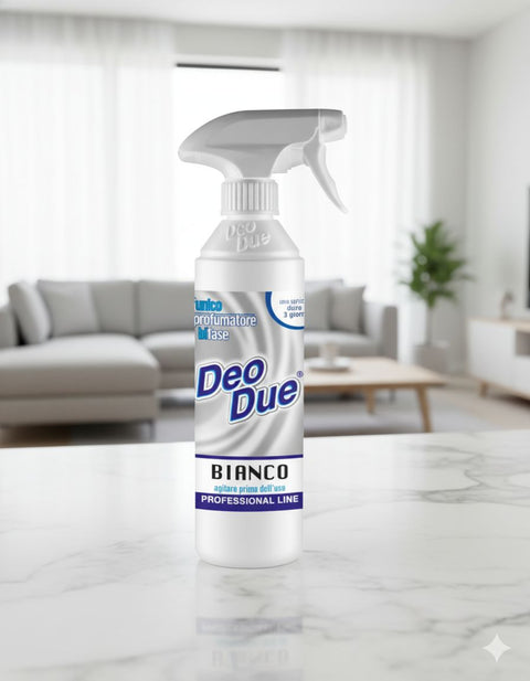3x Deo Due – Profumatore Bifase Bianco  500ml air and fabric freshener