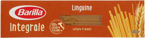 Pasta Barilla Linguine Integrali Whole Grain Italian Noodles 500 g Pack of 10