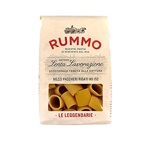Rummo Mezzi Paccheri Rigati Gr. 500 [Pack of 12]