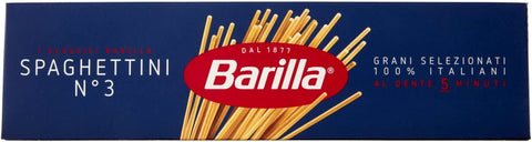 20x Pasta Barilla Spaghettini No. 3 Italian Noodles 500 g Pack Spaghetti