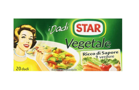 STAR Mio Vegetable Nut with 9 Vegetables, 20 Dice, 200 g, Preservative-Free, Lactose Free and Gluten Free. Great Flavouring for Vegetables and Fish Dishes.