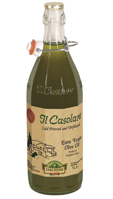 Farchioni Il Casolare - Extra Virgin Olive Oil - Unfiltered & Cold Pressed (1 Litre)