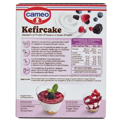 Cameo Kefircake Kefir-based berry dessert 6x100g