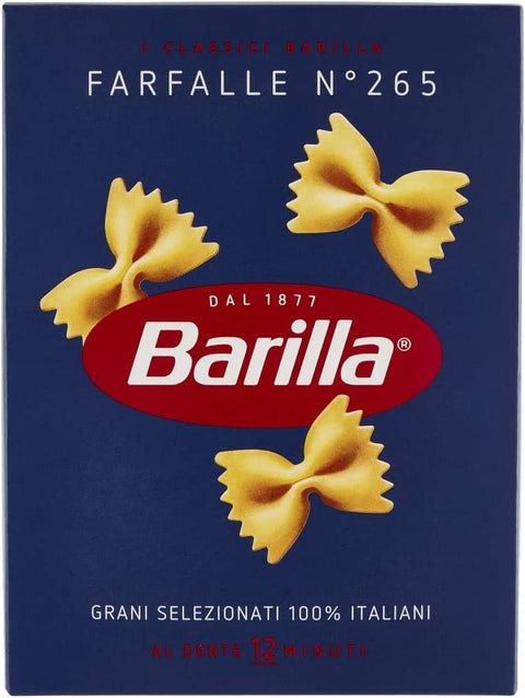 Pasta Barilla Farfalle No. 265 Italian Noodles 500 g Pack