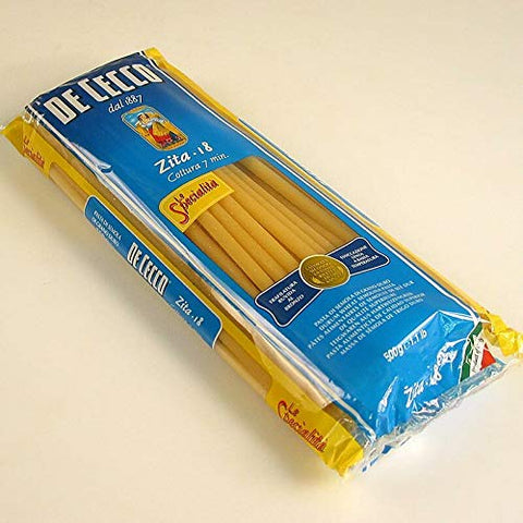 De Cecco Zita, Maccaroni, 4 (6) mm, 24 cm Long, No.18, 12 kg, 24 x 500 g