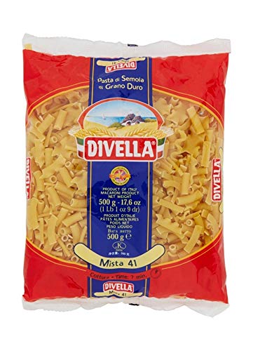 DIVELLA Hard Wheat Semolina Pasta Mixed 41 g 500 x 24
