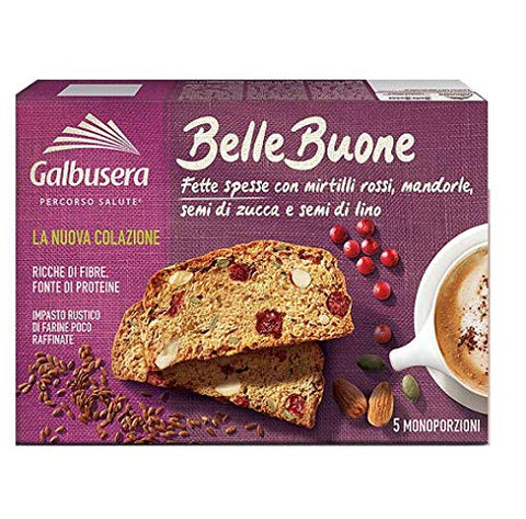 Galbusera belle buone Slices with Cranberries, Almonds, Pumpkin Seeds 200 g