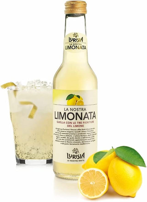 Lurisia Limonata with estratto delle tre fioriture del limonade with extract of the three lemon blossoms 24 x 275 ml