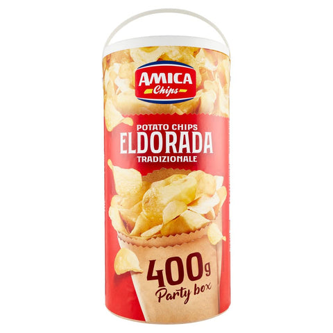 3 x Amica Chips Eldorada Classica Chips Salted Potato Chips 400 g Potato