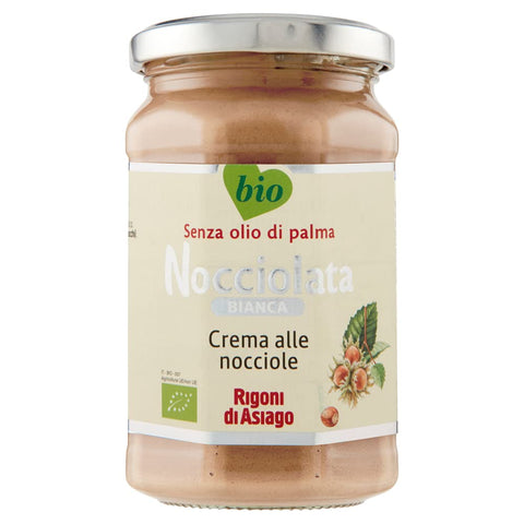 Rigoni di Asiago Organic Nocciolata Bianca White Chocolate 270 g Spread Hazelnut Hazelnut Spread Cream