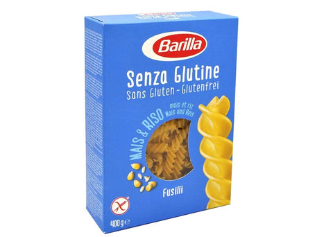 10x Barilla Fusilli 400 g Senza Glutine Glutine Pasta Noodles