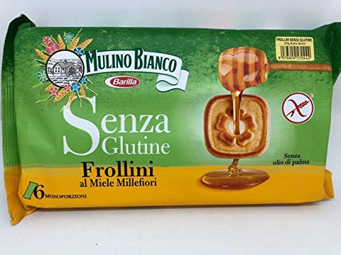 Mulino Bianco Frollini al miele Millefiori 3 x 250g = 750g Sweet Baked Goods Kese with Flower Honey