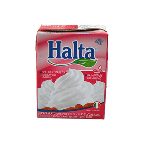 3x Halta Preparato per dolci da montare gia zuccherata UHT base for sweetened sweets 200 ml pastry product
