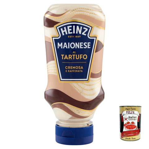 3 x Heinz Mayonnaise Tartufo Mayo Truffle 213 g + Italian Gourmet Polpa 400 g