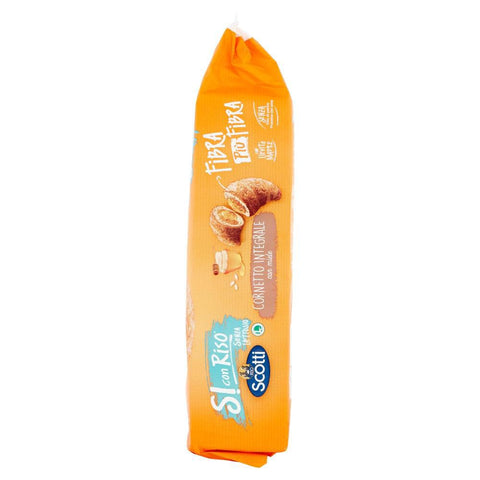 10x Scotti Riso Scotti Si con Riso Cornetti integrali con miele lactose-free fibre plus fibre whole grain croissant with honey 250 g