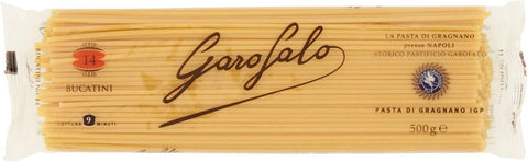 Garofalo Pasta di Gragnano IGP Bucatini N° 14 Durum Wheat Semolina Pasta, 100% Neapolitan Pasta, Oblong Pasta, Pack of 500 g