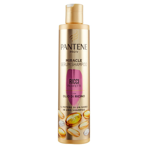 Pantene Pro-V Professional Shampoo for Curly Hair, Miracle Serum, Keratin Protection Shampoo for Curly Hair, Frizzy Hair, Curls, Gives Perfect Curls, 250 ml