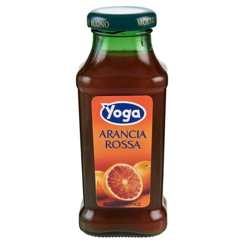 24 x Yoga Bar Bottle Fruit Juice Arancia Rossa Red Orange Juice 200 ml