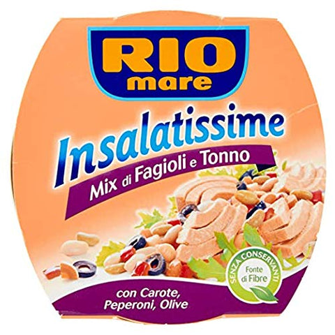Rio Mare Insalatissime Fagioli e Tonno Mix of Beans and Tuna 160 g Pack of 3