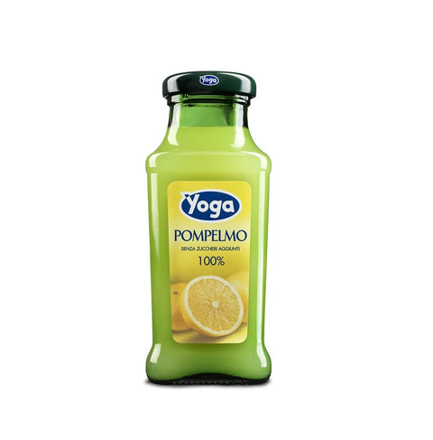 Yoga Bar Bottle Fruit Juice Pompelmo 100% Grapefruit Juice 200 ml Pack of 24
