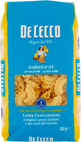 12x De Cecco Galletti N°44 500 g + Italian Gourmet Polpa 400 g