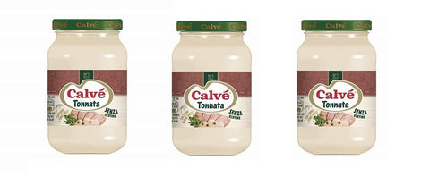 3 x Calvè Salsa Tonnata Tuna Sauce Seasoning Sauce Salad Sauce 225 ml