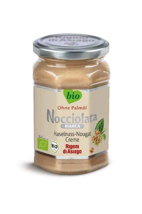 Rigoni di Asiago - Nocciolata Bianca - 6 x 270 g | Nut Nougat Cream | Hazelnut Cream without Palm Oil | Nut Nougat Cream without Palm Oil | Bread Spread