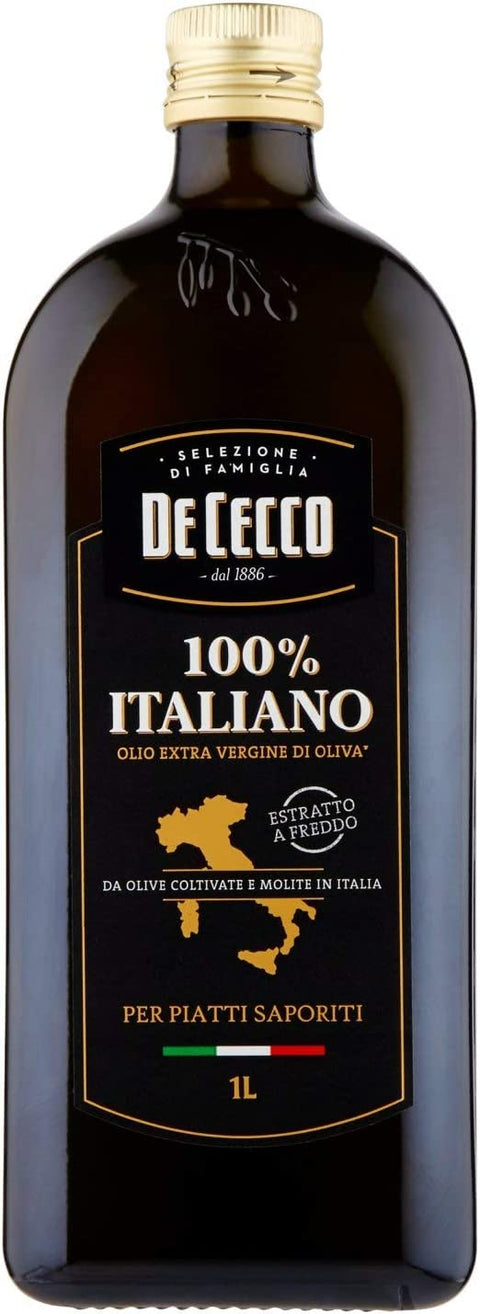 De Cecco 100% Italiano olio extra virgin olive oil, 750 ml, virgin